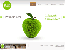 Tablet Screenshot of greenmedia.com.pl