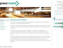 Tablet Screenshot of greenmedia.com